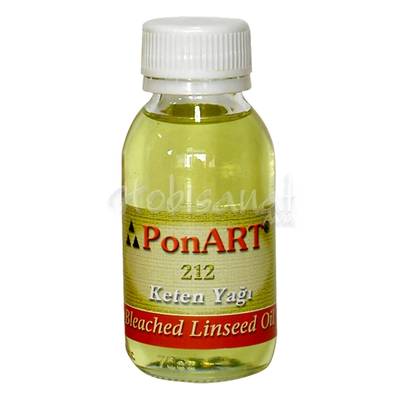 Ponart Ağartılmış Keten Yağı 212-Bleached Linseed Oil 100ml