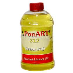 Ponart - Ponart Ağartılmış Keten Yağı 212-Bleached Linseed Oil 500ml