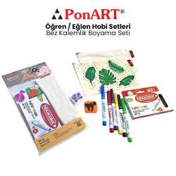 Ponart - Ponart Bez Kalemlik Boyama Seti PHS-24