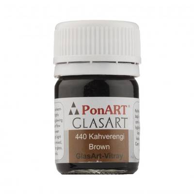 Ponart Cam Boyası 20ml Kahverengi