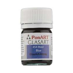 Ponart - Ponart Cam Boyası 20ml Mavi