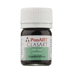 Ponart - Ponart Cam Boyası 20ml Yeşil