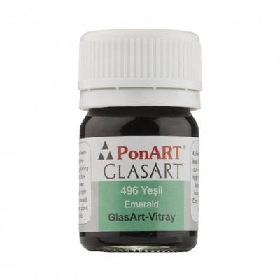 Ponart Cam Boyası 20ml Yeşil