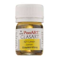 Ponart - Ponart Cam Boyası 20ml Sarı