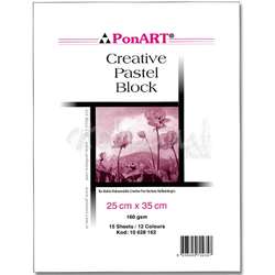 Ponart - Ponart Creative Pastel Blok 160 g 25x35