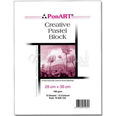 Ponart Creative Pastel Blok 160 g 25x35