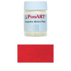 Ponart - Ponart Guaj Boya 15ml No:8074 Cadmium Kırmızı Koyu