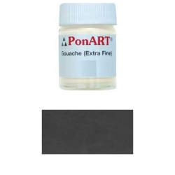 Ponart - Ponart Guaj Boya 15ml No:8737 Black