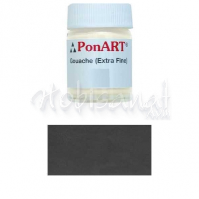 Ponart Guaj Boya 15ml No:8737 Black