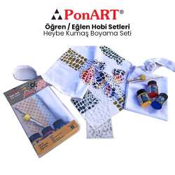 Ponart - Ponart Heybe Kumaş Boyama Seti PHS-22