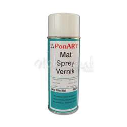 Ponart - Ponart Mat Sprey Vernik PAS834 -Sprey Film Matt- 400ml