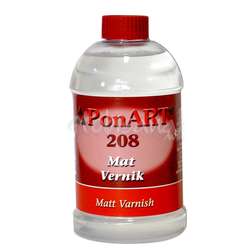 Ponart - Ponart Mat Vernik -Matt Varnish No:208 500ml