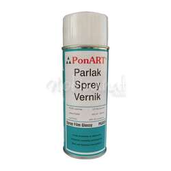 Ponart - Ponart Parlak Sprey Vernik PAS839 -Sprey Film Glossy- 400ml