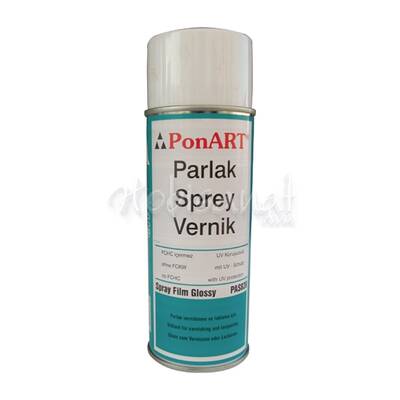 Ponart Parlak Sprey Vernik PAS839 -Sprey Film Glossy- 400ml