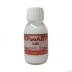 Ponart - Ponart Su Bazlı Vernik 240 -Water Clear Laquer- 100ml