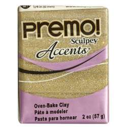 Sculpey - Premo Accents Polimer Kil 57g 5147 Yellow Gold Glitter