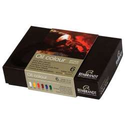 Rembrandt Oil Colour Box Yağlı Boya Seti Starter 6x15ml - 4
