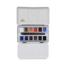 Rembrandt Water Colour Box Sulu Boya Seti 12 Renk + Fırça Cityscape Selection - 3