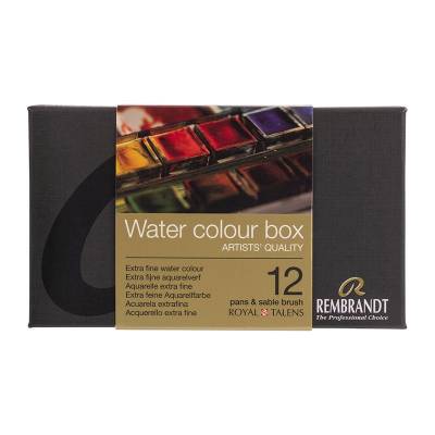 Rembrandt Water Colour Box Sulu Boya Seti 12 Renk