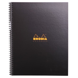 Rhodia - Rhodia Business Spiralli Kareli Defter 22,5x29,7cm 80 Yp 90g