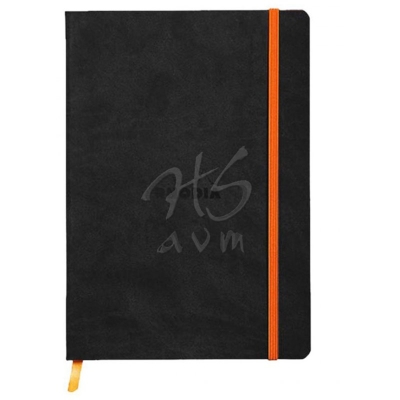 Rhodia Boutique Rodiarama Yumuşak Kapak Noktalı Siyah A5