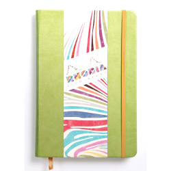 Rhodia - Rhodia Boutique Rodiarama Çizgili Defter Anis Green A5 96 Yaprak