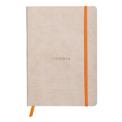 Rhodia - Rhodia Boutique Rodiarama Yumuşak Kapak Çizgili Beige A5