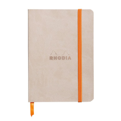 Rhodia - Rhodia Boutique Rodiarama Yumuşak Kapak Çizgili Beige A6