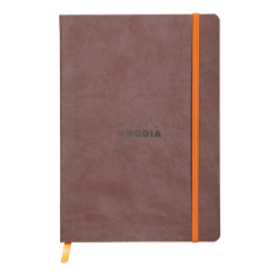 Rhodia - Rhodia Boutique Rodiarama Yumuşak Kapak Çizgili Chocolate A5