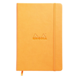 Rhodia - Rhodia Boutique Webnotebook Çizgili Defter (Yandan) Turuncu A5