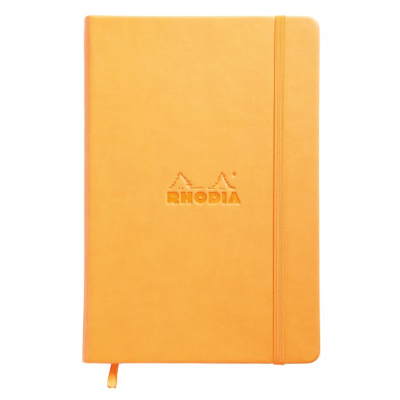 Rhodia Boutique Webnotebook Çizgili Defter (Yandan) Turuncu A5