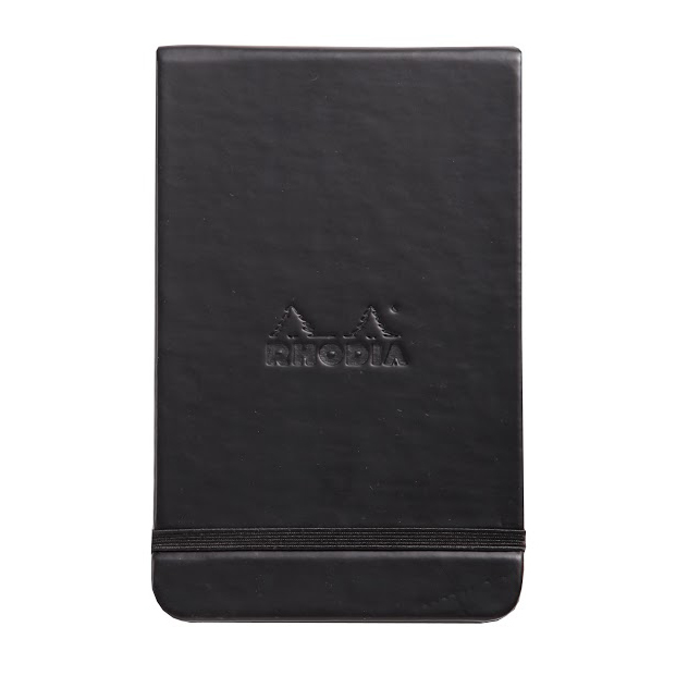 Rhodia Boutique Webnotebook (üstten) Çizgili Defter Siyah A6