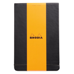 Rhodia - Rhodia Boutique Webnotebook (Üstten) Çizgili Defter Siyah A5