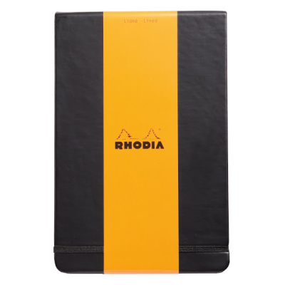 Rhodia Boutique Webnotebook (Üstten) Çizgili Defter Siyah A5