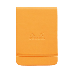 Rhodia - Rhodia Boutique Webnotebook Üstten Çizgili Defter Turuncu 7,5x12