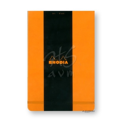 Rhodia Boutique Webnotebook (Üstten) Çizgili Defter Turuncu A5