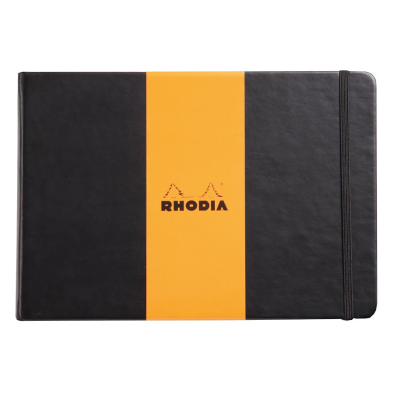 Rhodia Boutique Webnotebook (Yandan) Çizgili Defter Siyah A5