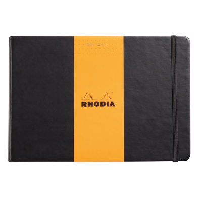 Rhodia Boutique Webnotebook (Yandan) Çizgisiz Defter Siyah A5