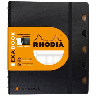 Rhodia Exa Book Refilable Organizer Defter 16x21cm 80 Yaprak 80g