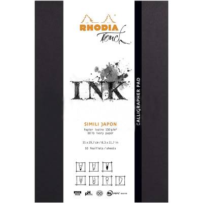 Rhodia Touch Calligrapher Pad Bez Cilti Blok 50 Yaprak 130g 21x29,7