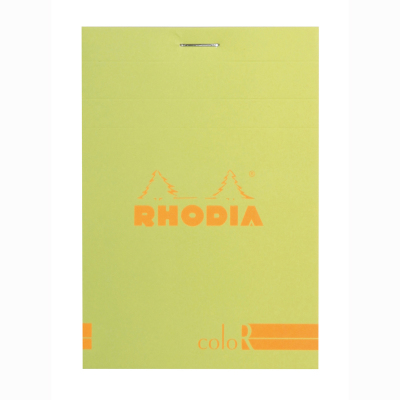 Rhodia Basic Çizgili Bloknot Anis Kapak 90g 70 Yaprak 8,5x12cm