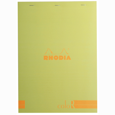 Rhodia Basic Çizgili Bloknot Anis Kapak 90g 70 Yaprak A4