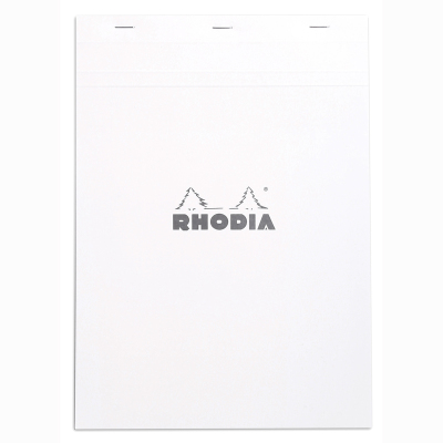 Rhodia Basic Çizgili Bloknot Beyaz Kapak 80g 80 Yaprak A4