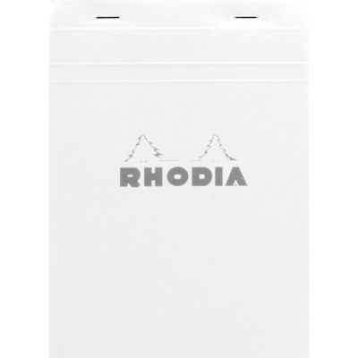 Rhodia Basic Çizgili Bloknot Beyaz Kapak 80g 80 Yaprak A5