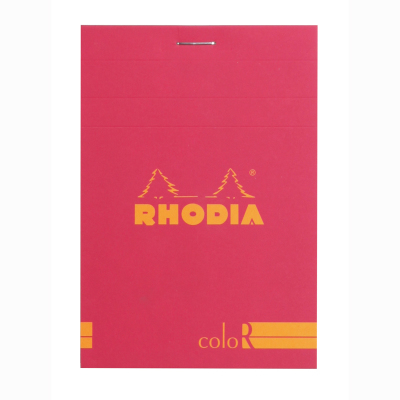 Rhodia Basic Çizgili Bloknot Rasperry Kapak 90g 70 Yaprak 8,5x12