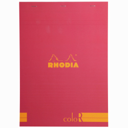 Rhodia - Rhodia Basic Çizgili Bloknot Purple Kapak 90g 70 Yaprak A4