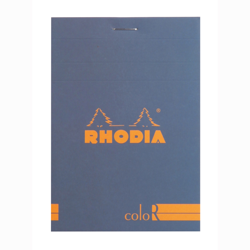Rhodia Basic Çizgili Bloknot Saphire Kapak 90 G 70 Yaprak 8,5x12