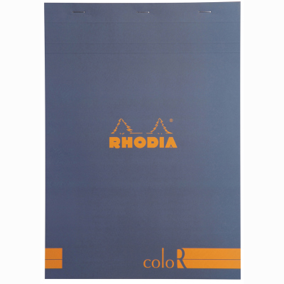 Rhodia Basic Çizgili Bloknot Saphire Kapak 90g 70 Yaprak A4