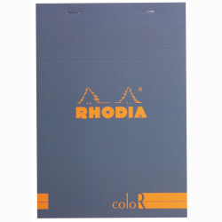 Rhodia - Rhodia Basic Çizgili Bloknot Saphire Kapak 90g 70 Yaprak A5