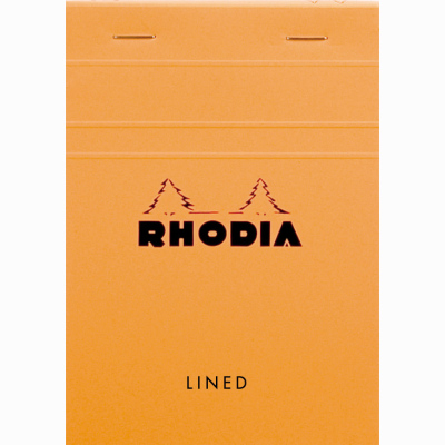 Rhodia Basic Çizgili Bloknot Turuncu Kapak 80g 80 Yaprak A6